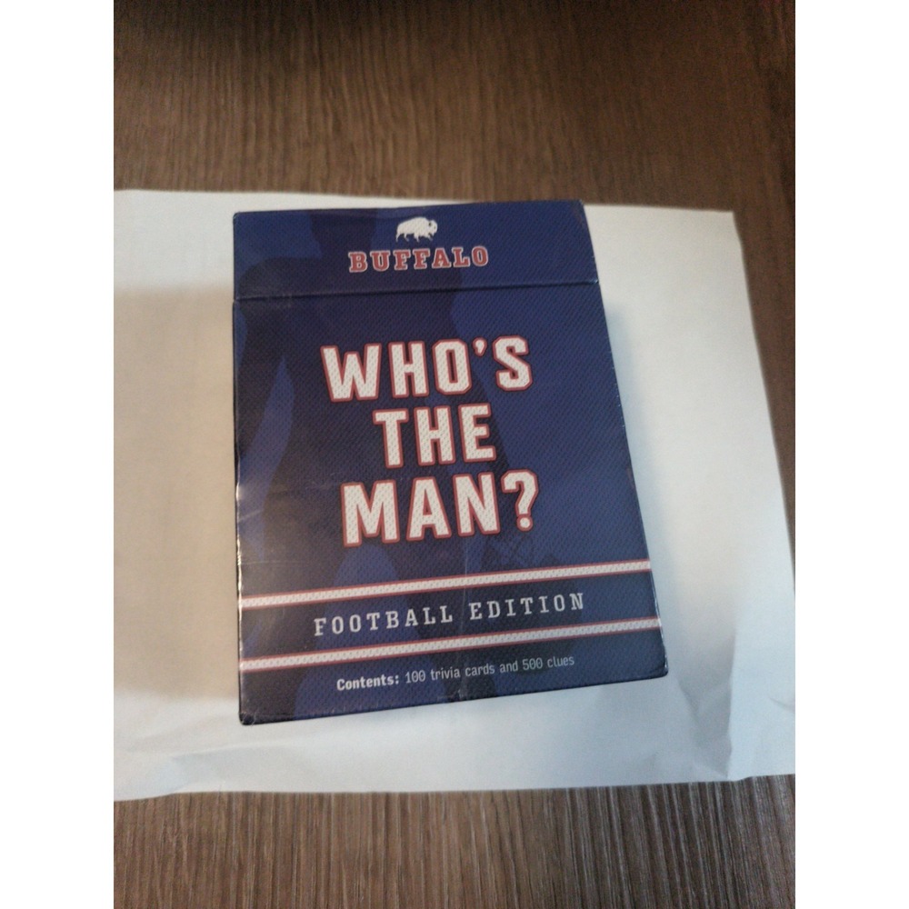Who's The Man? - Buffalo Bills Football Edition NFL BRAND NEW Factory SEALED